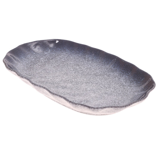 Oval Platter Blue 7 X 12 Inch Hc08