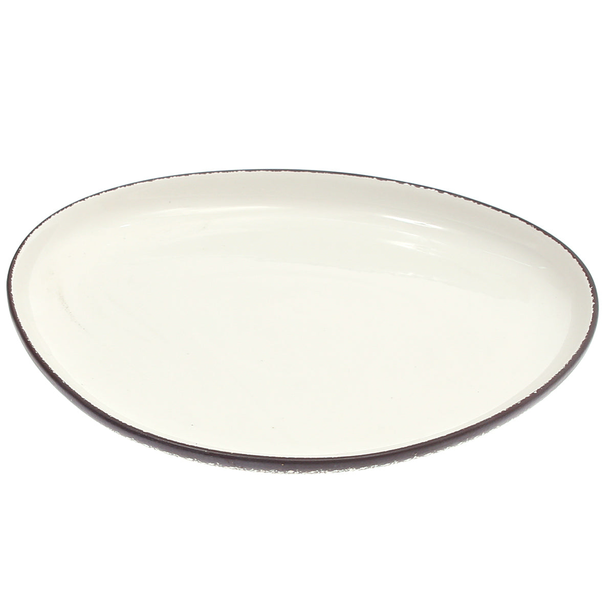 Oval Platter White 11 X 12 Inch Yll-09