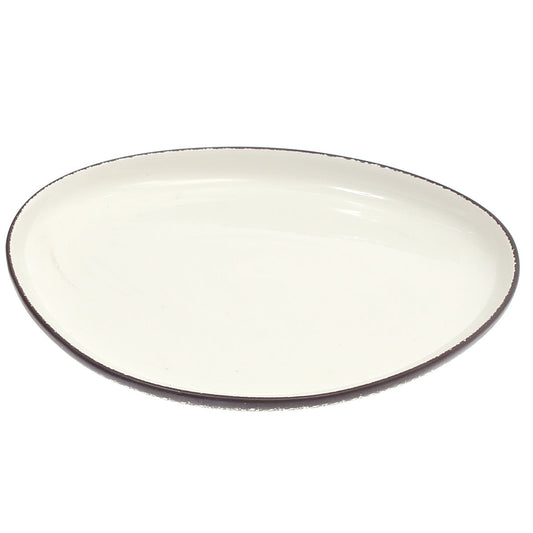 Oval Platter White 11 X 12 Inch Yll-09