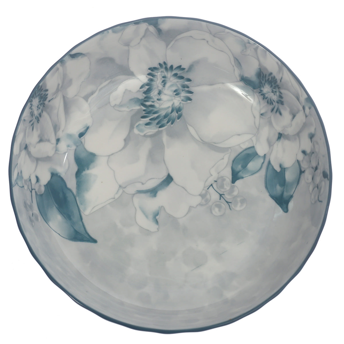 Round Bowl Printed Orange 7 Inch Yll-62