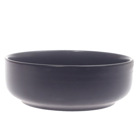 Round Flat Bowl Black 6 Inch Yll-13