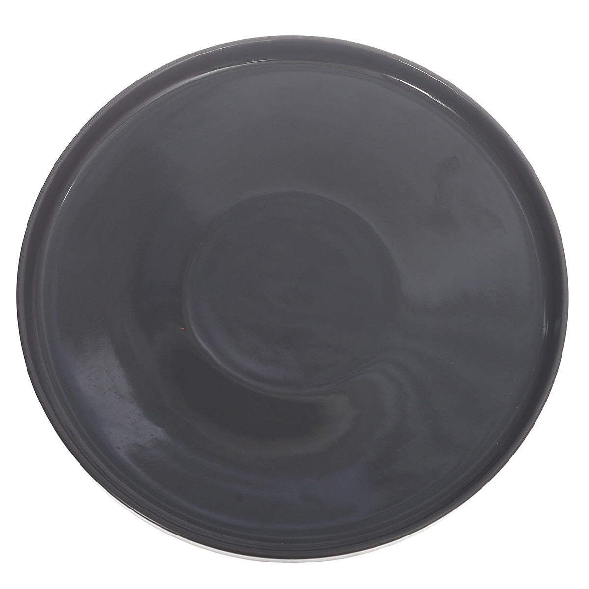 Round Platter Dark Grey 10.5 Inch Yll-97