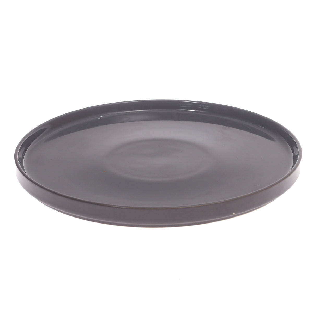 Round Platter Dark Grey 10.5 Inch Yll-97