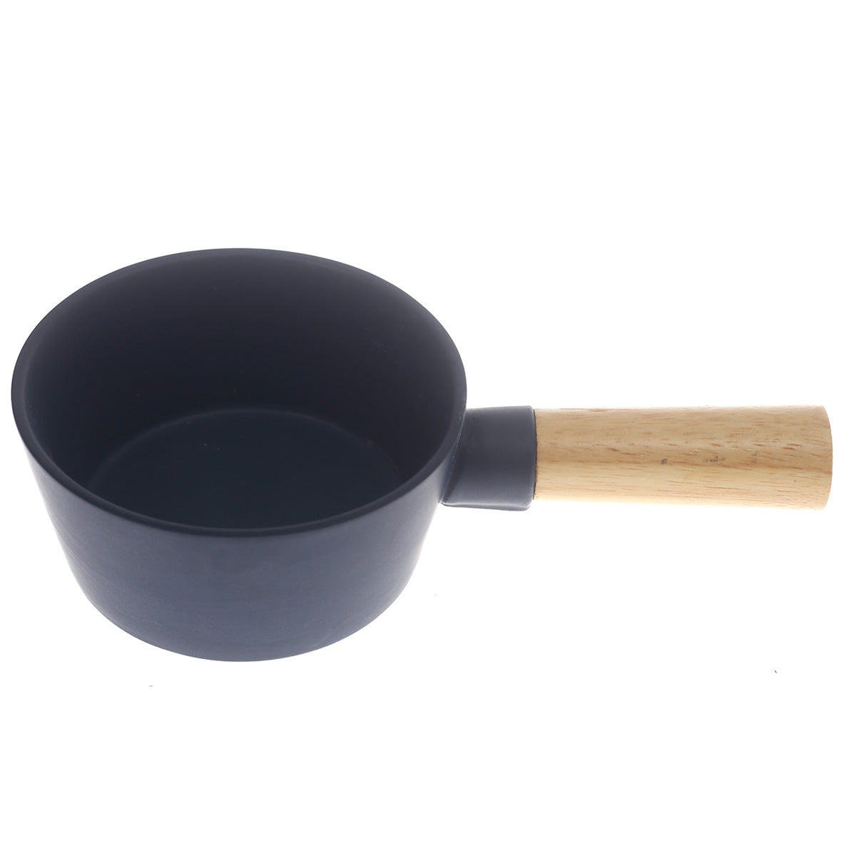 Serving Bowl W/Wooden Handle Blue 5 Inch Yll-18
