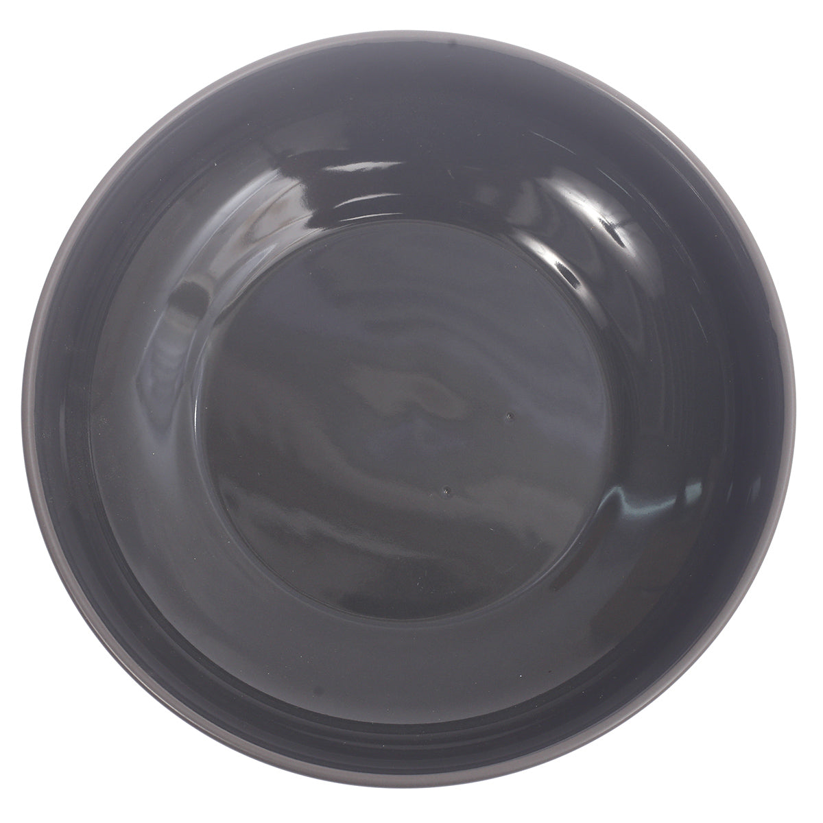 Serving Flat Bowl Grey 9 Inch Yll-96