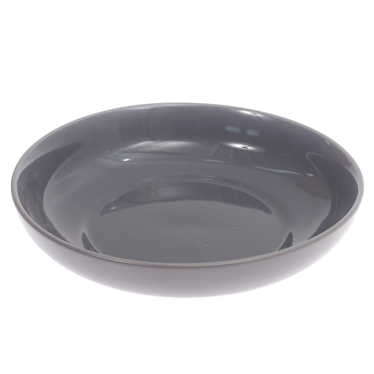 Serving Flat Bowl Grey 9 Inch Yll-96