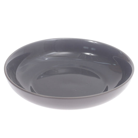 Serving Flat Bowl Grey 9 Inch Yll-96