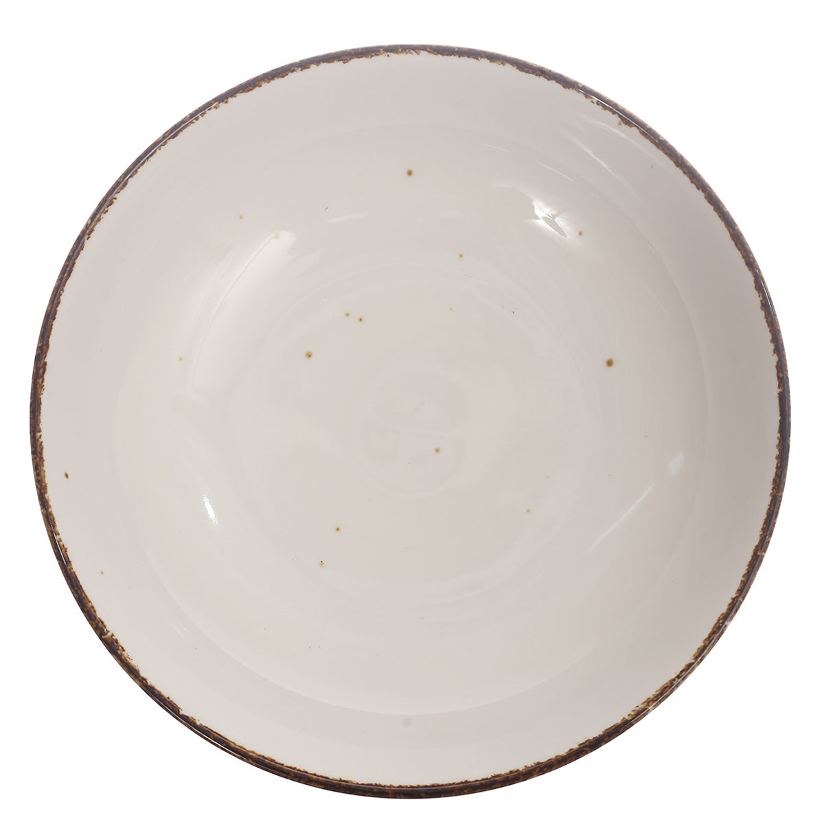 Serving Flat Bowl White 8.5 Inch Yll-84
