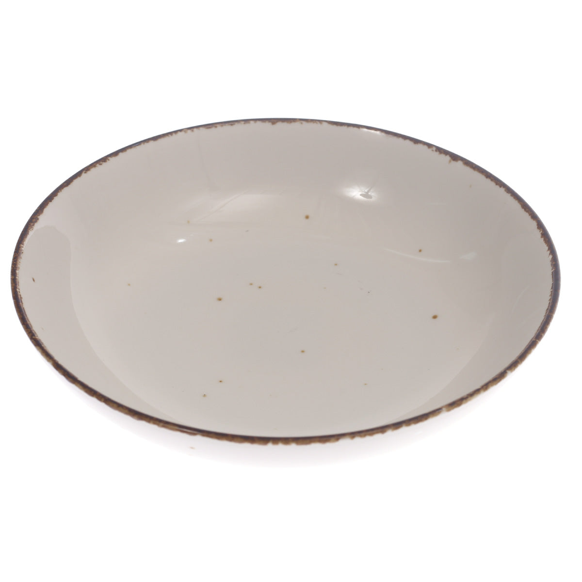 Serving Flat Bowl White 8.5 Inch Yll-84