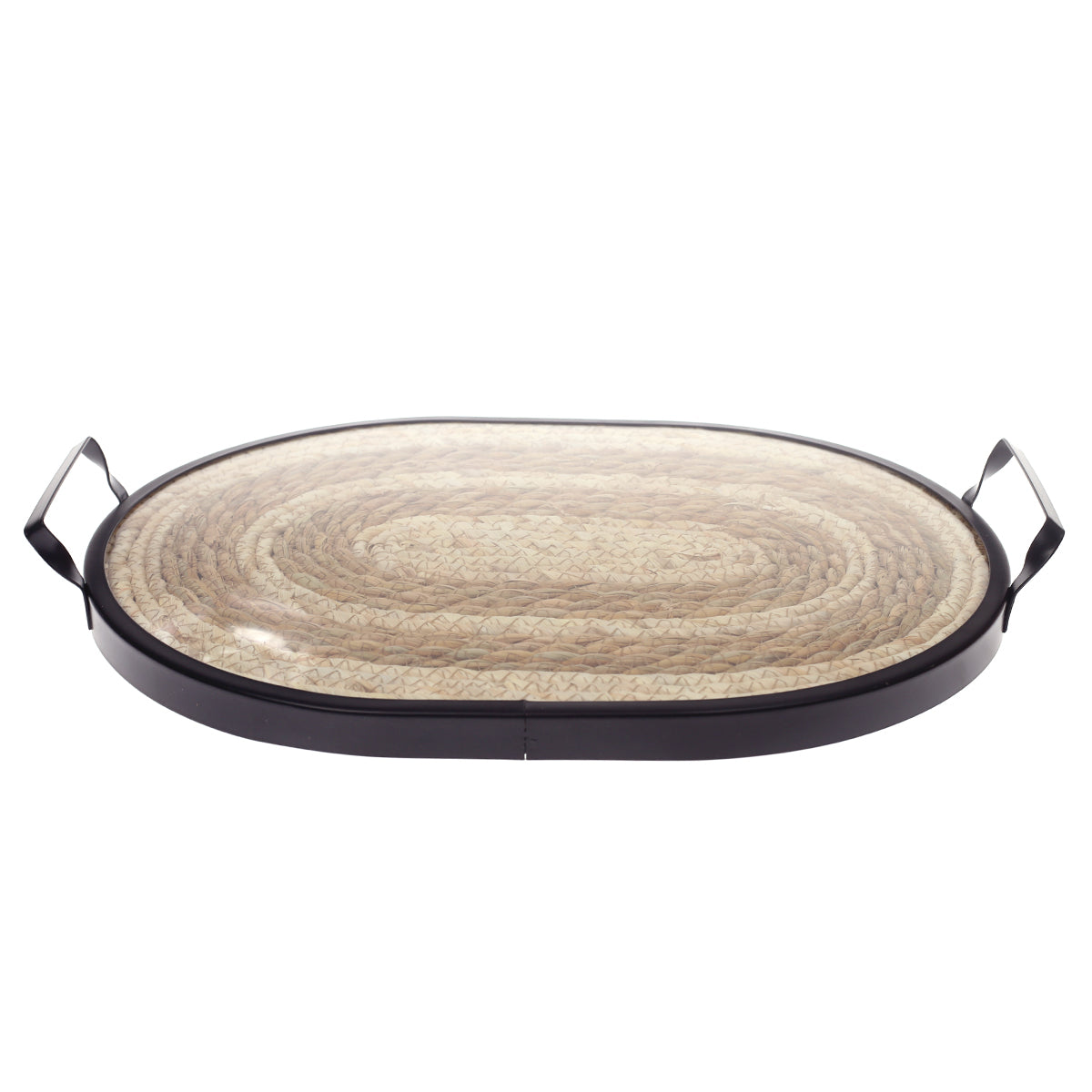 Oval Tray Large Black 11.5 X 16 Inch CZG-07