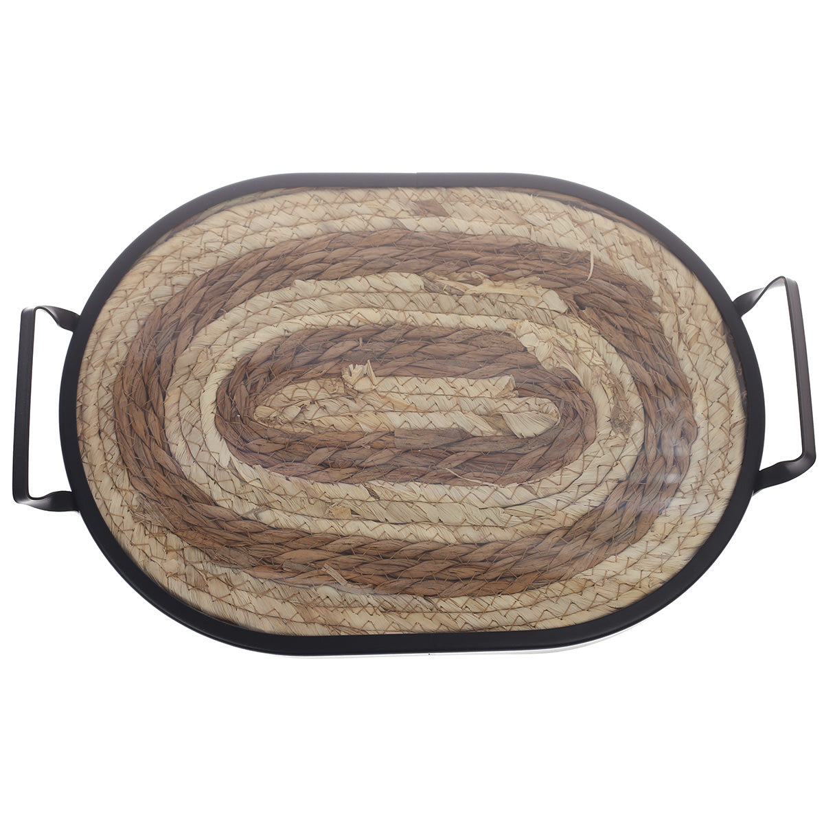 Oval Tray Small Black 9.5 X 15 Inch CZG-07