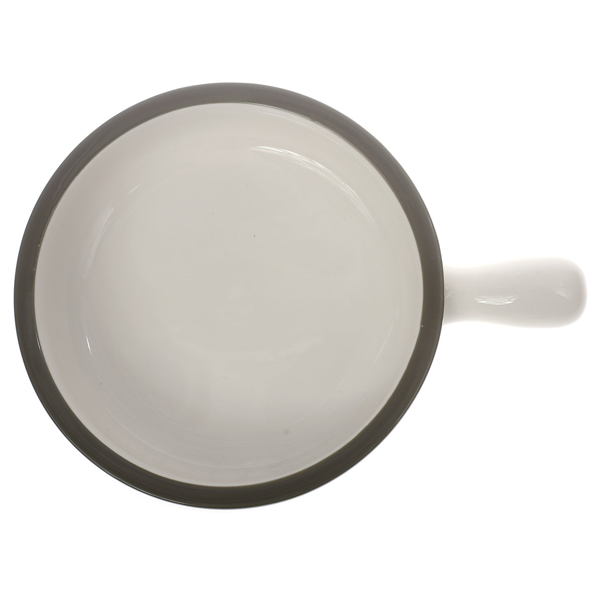 Serving Bowl White & Green 8 Inch YLL-01