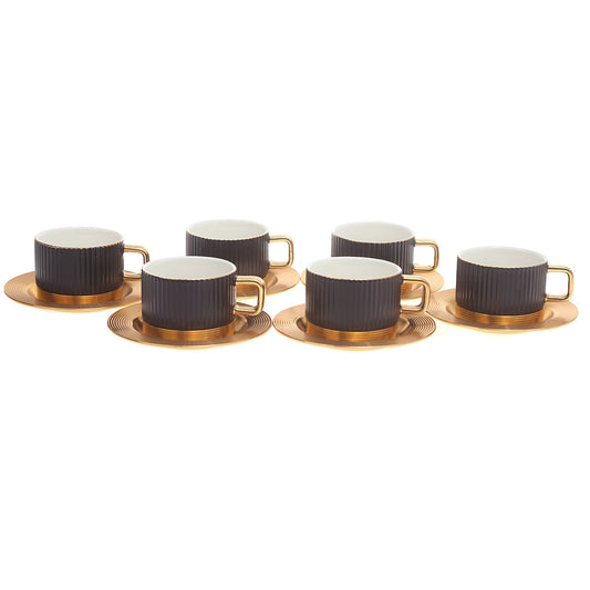 6Pcs Cup & Saucer Set 105 (5-5)