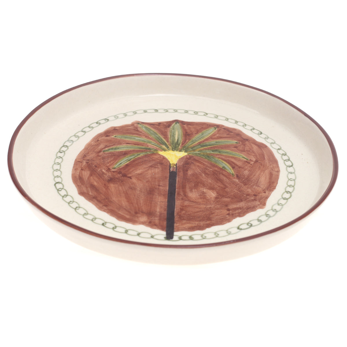 Platter 12" T Ð Brown Palm