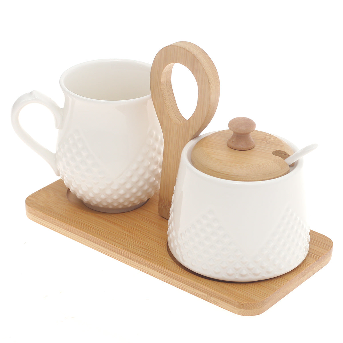 Milk Pot & Sugar Pot Set Ð Elegant Ceramic Serveware (7592)