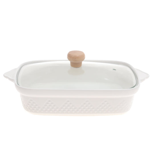 Serving Dish with Glass Lid Ð Small Size (900-S)