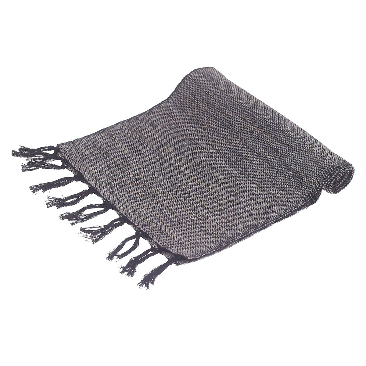 Purple Texture Woven Table Runner