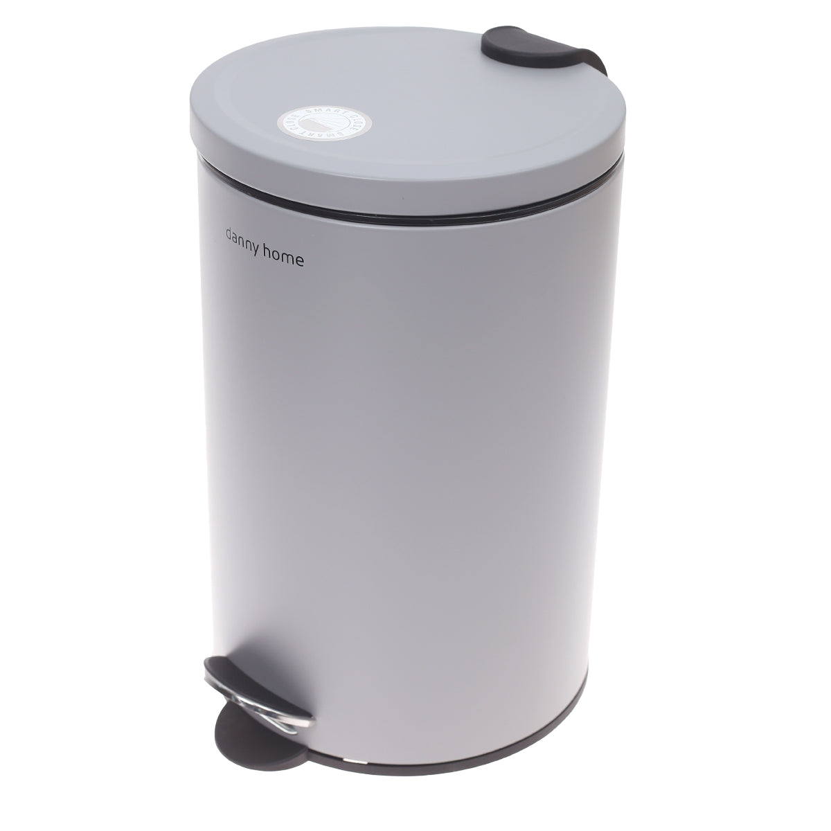 12L Trash Can Grey LJT02-12-3