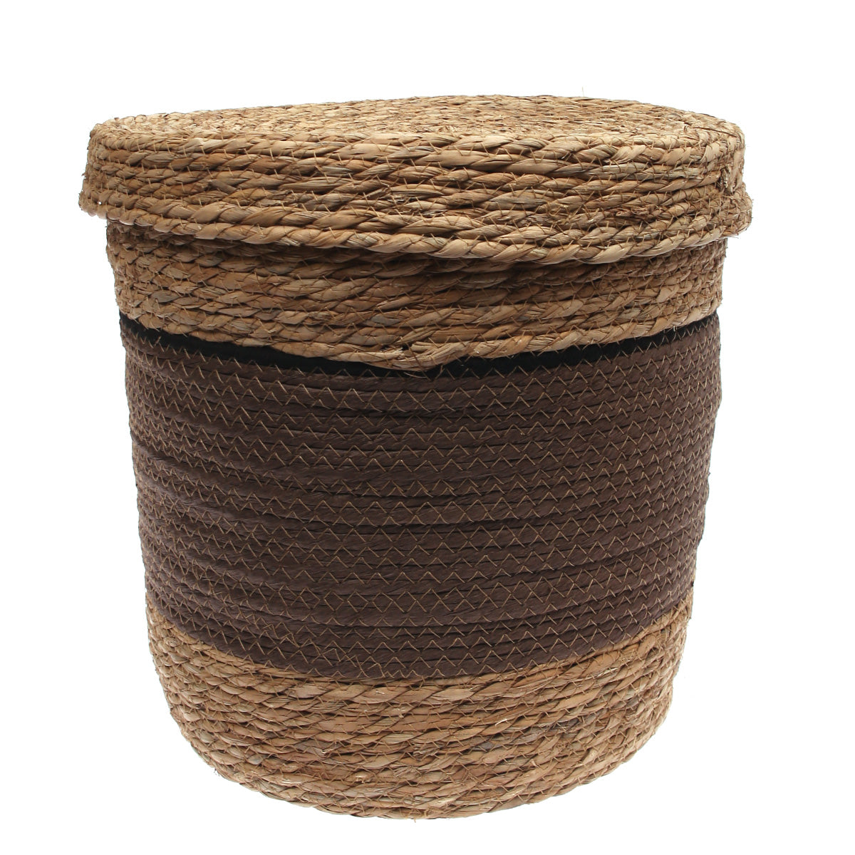 Rattan Laundry Basket M Natural 12 X 12 X 14 Inch CZG-15