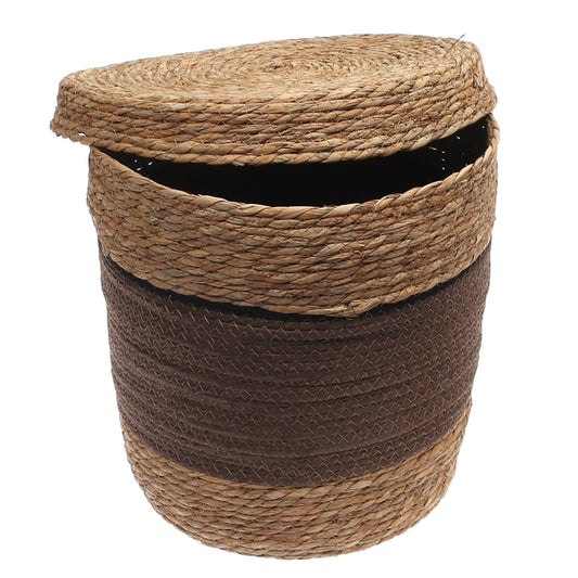 Rattan Laundry Basket M Natural 12 X 12 X 14 Inch CZG-15
