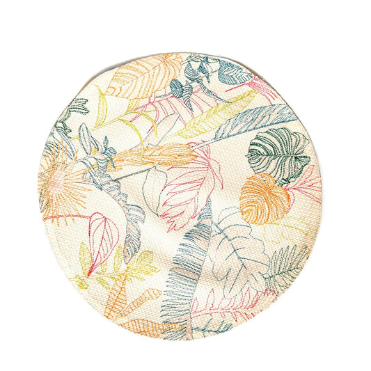 Kantha Tropical Round Mat 16 Dia