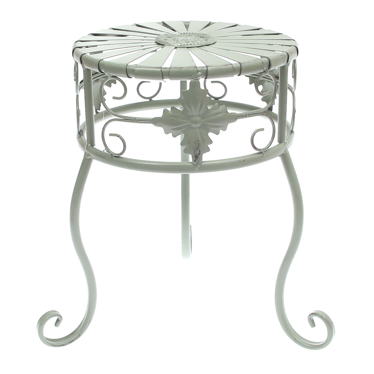 Planter Stand Small Antique 9 X 9 X 11.5 Inch Hx-01