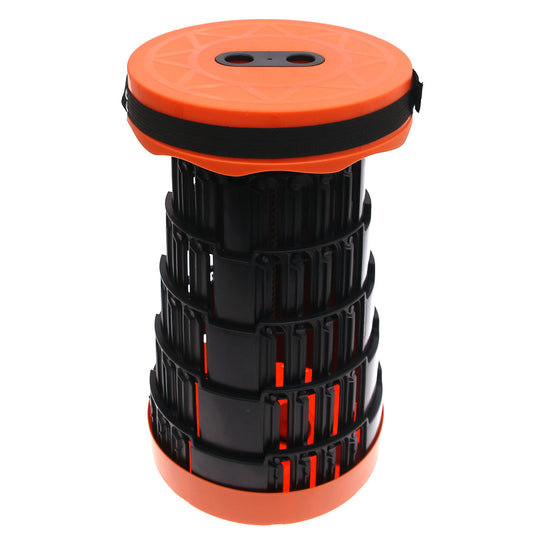 Foldable Telescopic Stool Ð Black | Portable & Height Adjustable