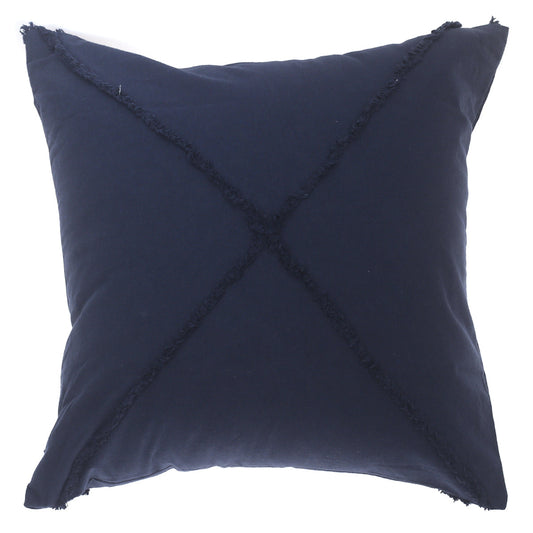Blue Texture Cushion Cover 18x18"