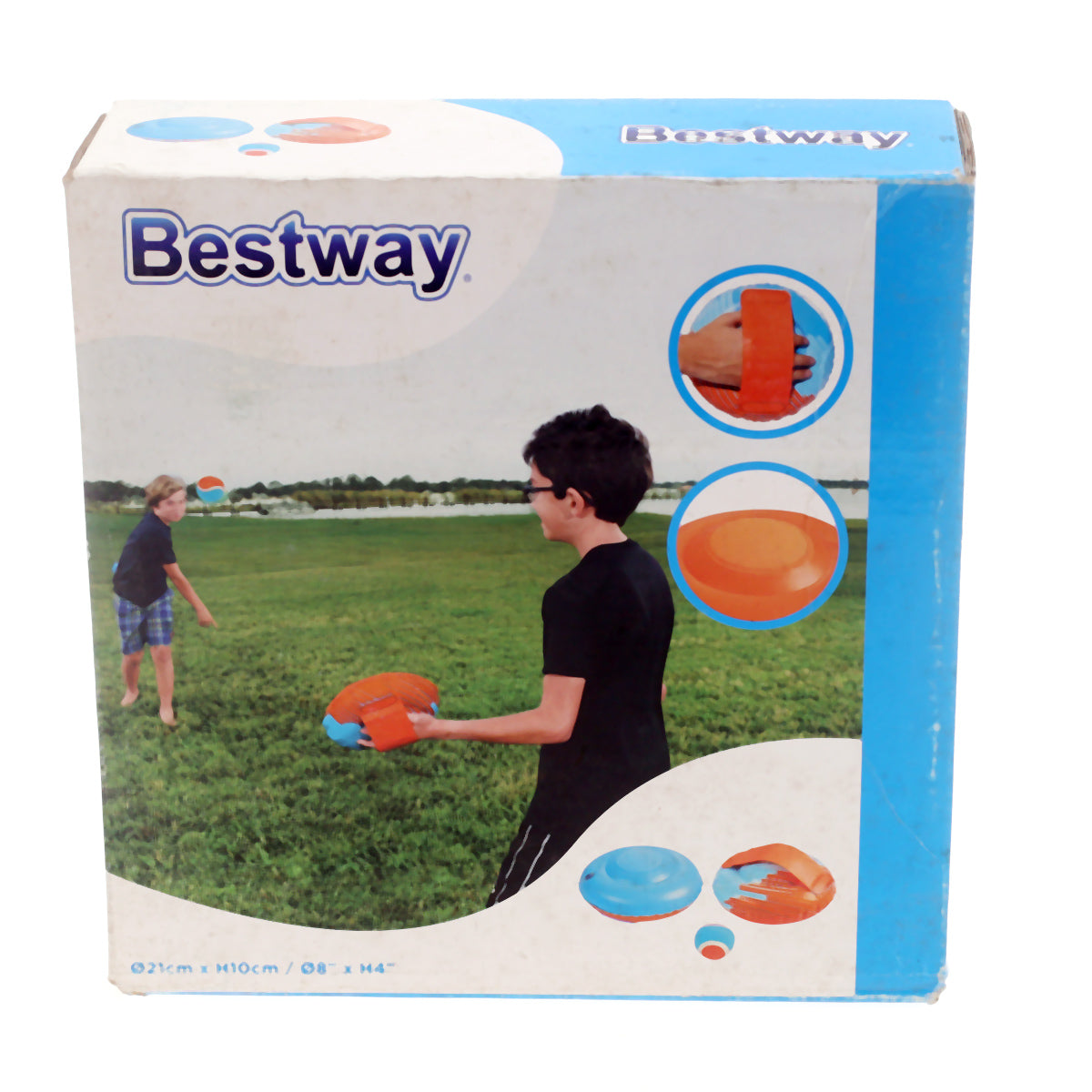 21cm x 10cm Inflatable Throw and Catch Ball Set Ð Outdoor Fun Game
