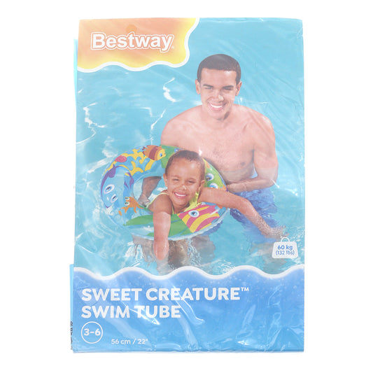 Bestway Sweet Creature Swim Tube Ð 22Ó Inflatable Ring for Kids (Ages 3Ð6)