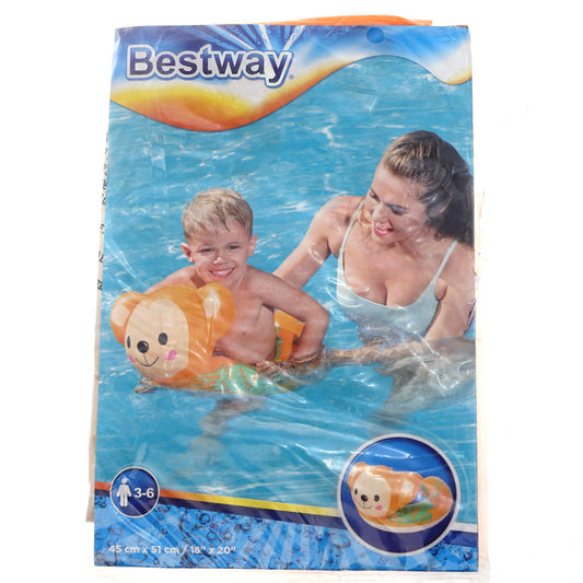 Bestway Inflatable Baby Float for Kids (1Ð3 Years) Ð Safe & Fun Swimming Ring with Animal Design