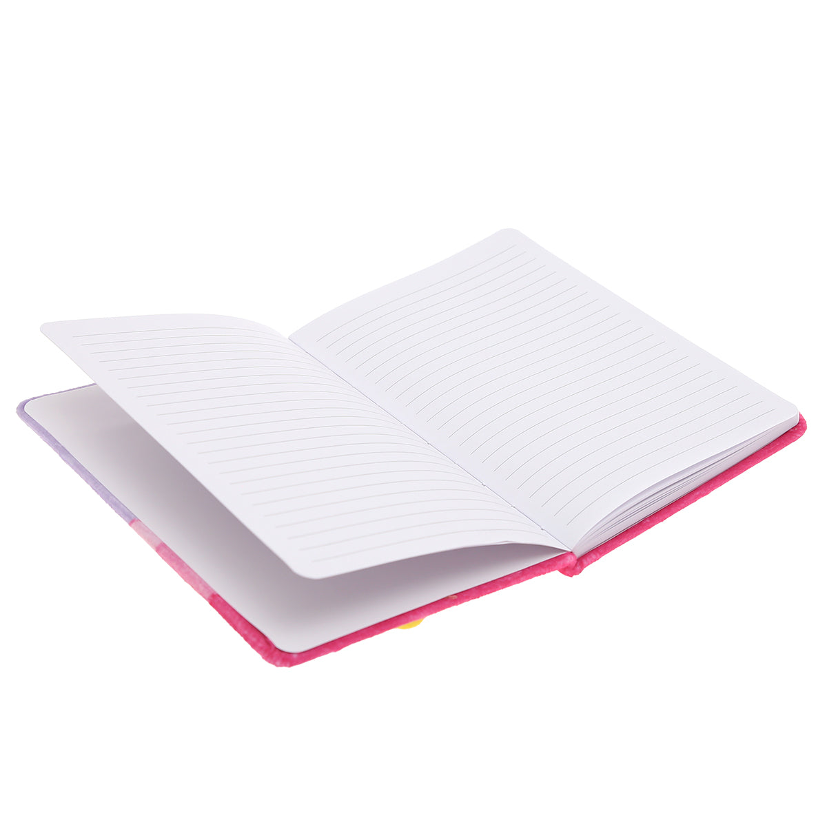 Plush Notebook Ð Boba Drink Theme | Furry Cover with Pom-Poms | Soft Journal for Kids | 100 Pages