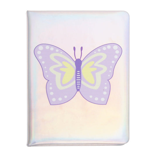 Butterfly Holographic Notebook Ð Shimmery Cover | Kids Stationery Journal | 100 Pages