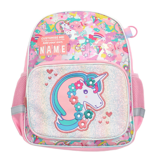 Unicorn School Bag Ð Customizable Name Tag | U2021 VEST