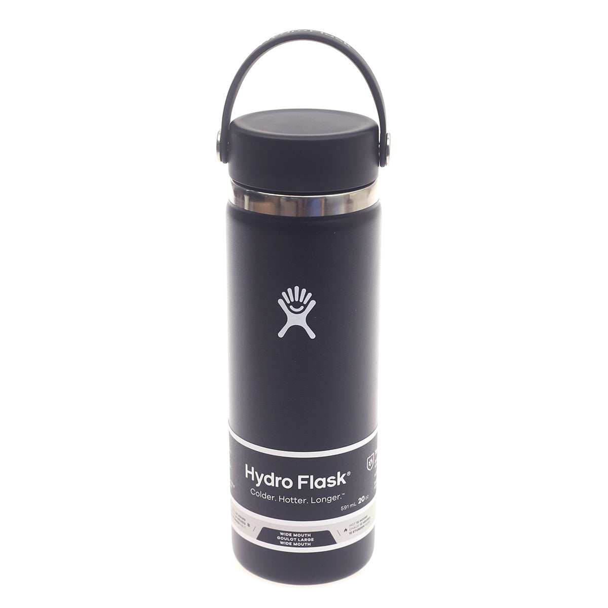 Hydro Flask 20oz Wide Mouth Bottle Ð Black | Vacuum Insulated Stainless Steel