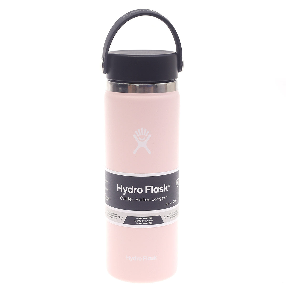 Hydro Flask 20oz Wide Mouth Bottle Ð Trillium Pink | Vacuum Insulated Stainless Steel