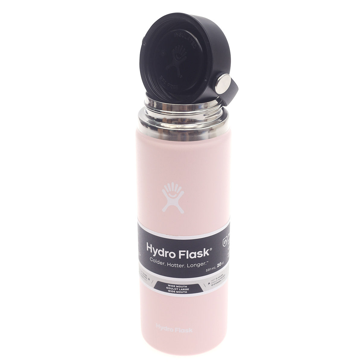 Hydro Flask 20oz Wide Mouth Bottle Ð Trillium Pink | Vacuum Insulated Stainless Steel