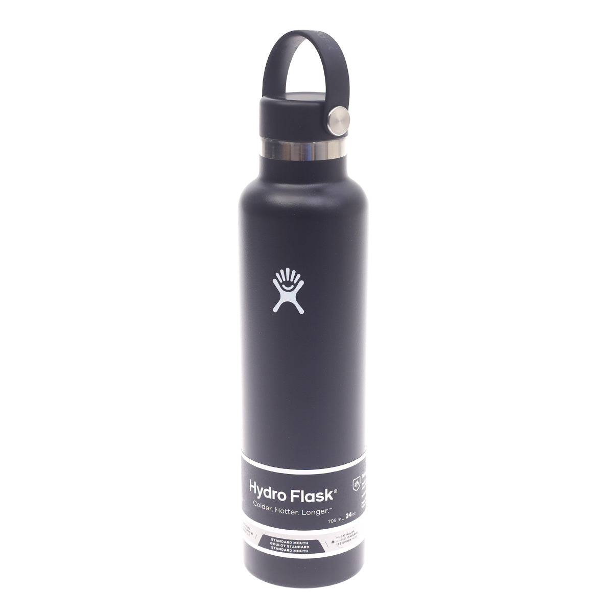 Hydro Flask 24oz Standard Mouth Bottle Ð Black | Insulated Stainless Steel Water Bottle