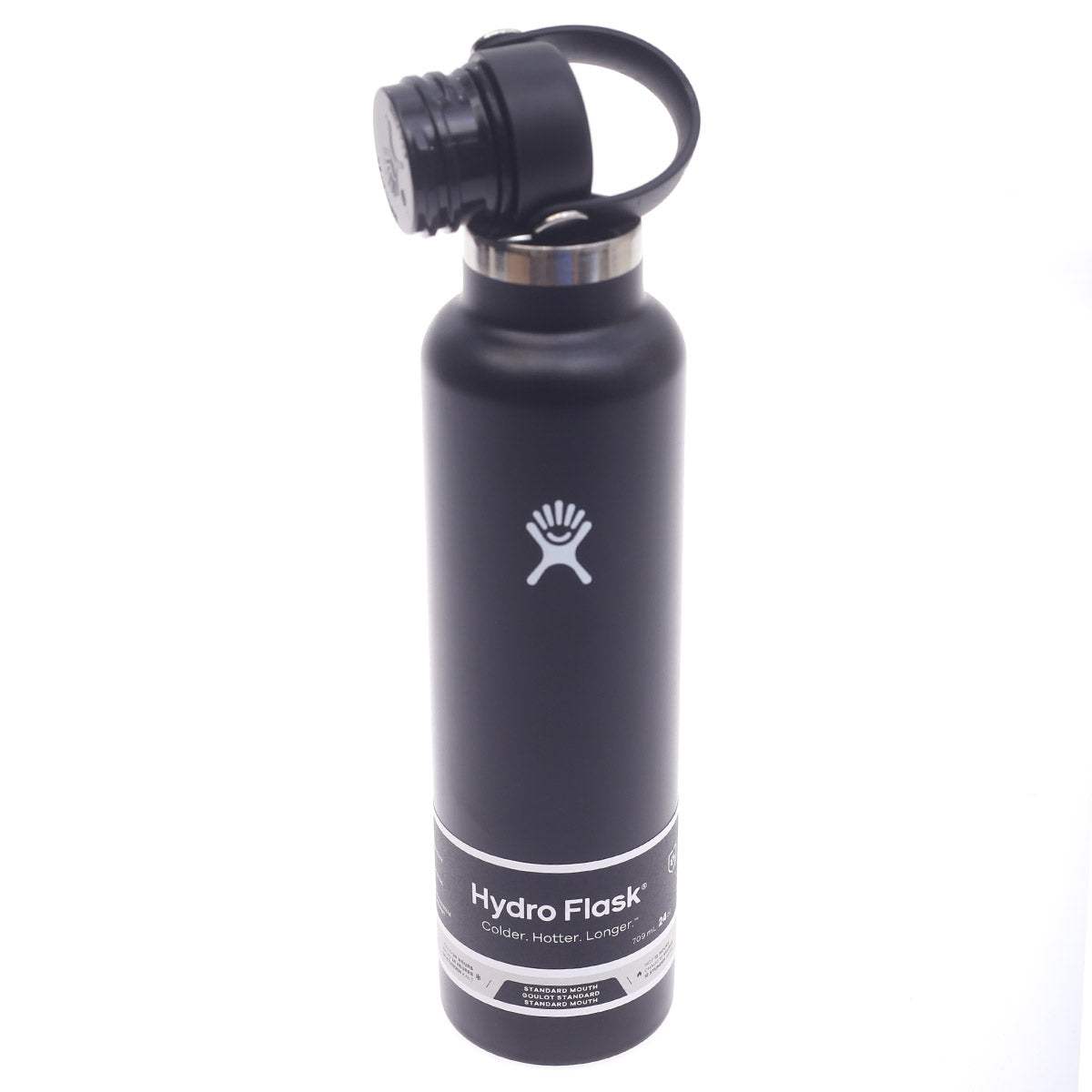 Hydro Flask 24oz Standard Mouth Bottle Ð Black | Insulated Stainless Steel Water Bottle