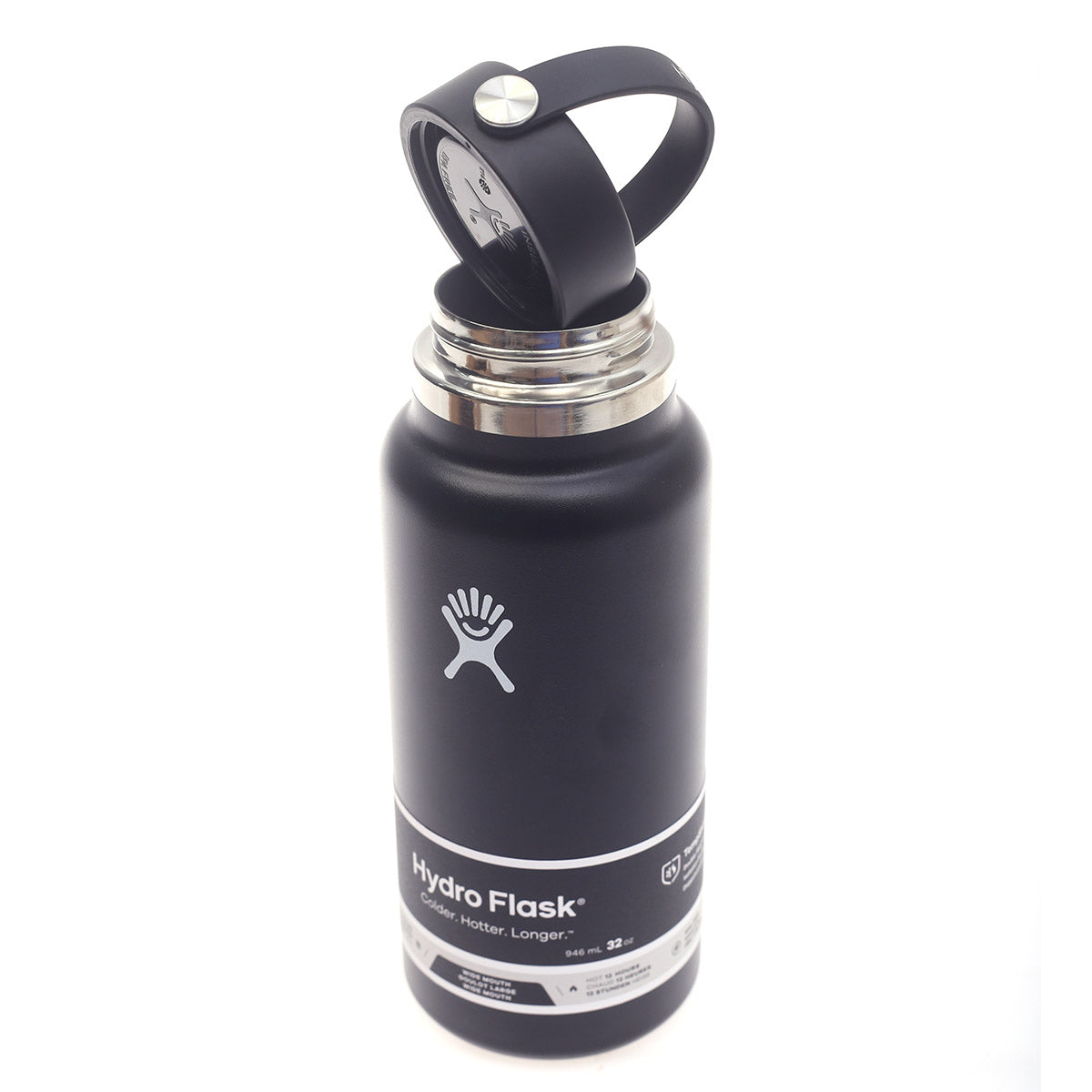 Hydro Flask 32oz Wide Mouth Bottle Ð Black | Large Insulated Stainless Steel Water Bottle