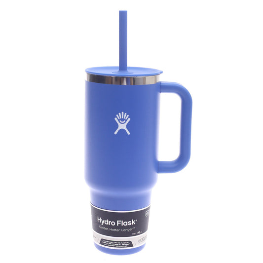 Hydro Flask 40oz All Around Travel Tumbler Ð Cascade | Large Insulated Tumbler with Handle & Straw Lid