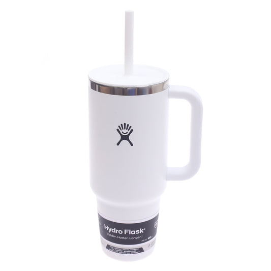 Hydro Flask 40oz All Around Travel Tumbler Ð White | Insulated Mug with Handle & Straw Lid