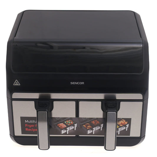 Sencor SFR9500SS Dual Zone Vita Air Fryer Ð 2?4L, Stainless Steel