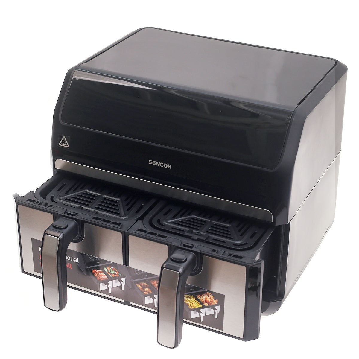 Sencor SFR9500SS Dual Zone Vita Air Fryer Ð 2?4L, Stainless Steel