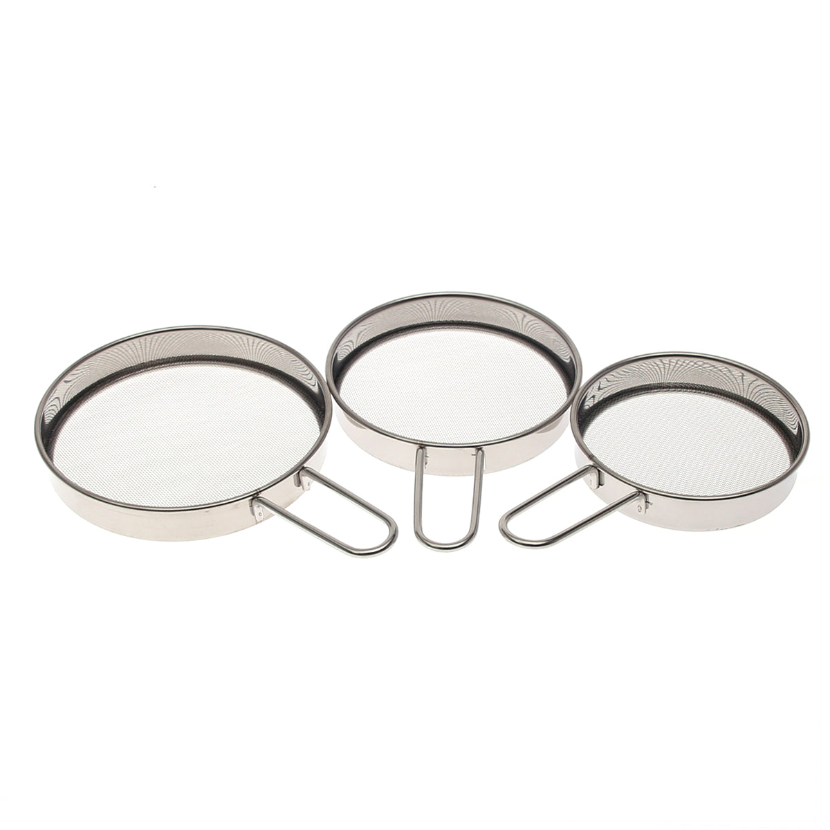 3 PCS Flour Strainer Set Ð Stainless Steel