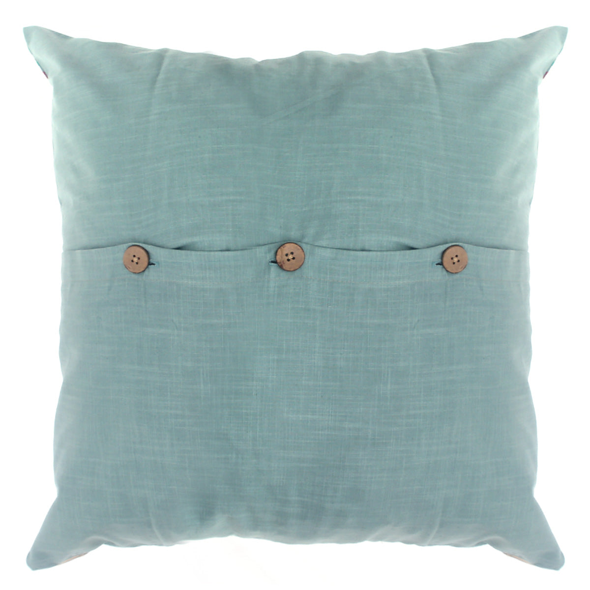 Mehr Floral Cotton Cushion Cover Ð 20x20 Inch Decorative Square Throw Pillow Case