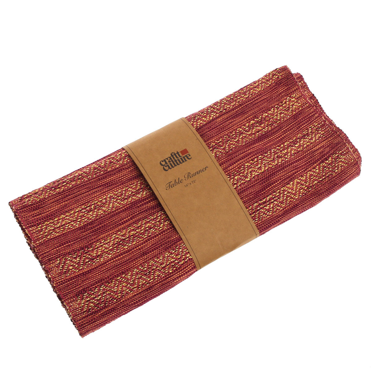 Fuschia Gold Table Runner 14x72"