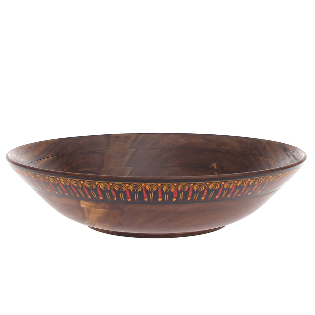 Handcrafted Wooden Bowl Ð 12"