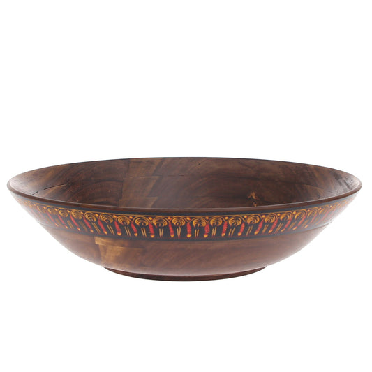 Handcrafted Wooden Bowl Ð 12"