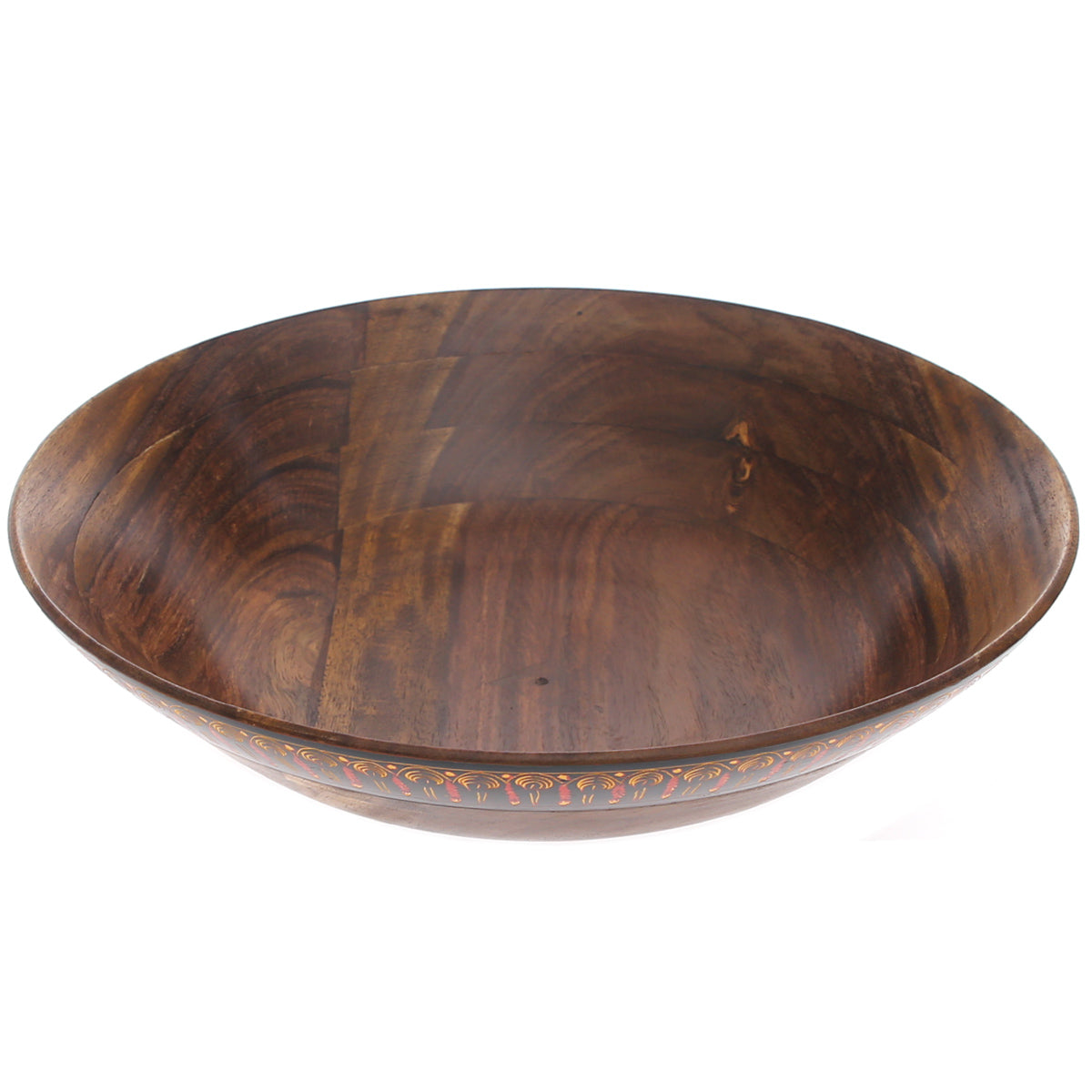 Handcrafted Wooden Bowl Ð 12"